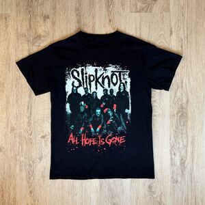 Slipknot Graphic T-Shirt All Hope Is Gone Black Size M Metal Band Tee